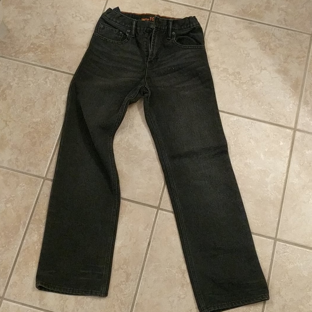 Boys black GAP jeans size 12 in original fit